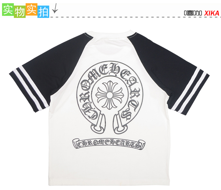 Quần áo trẻ em hip hop đường phố châu Âu và châu Mỹ 2019 hè trẻ em raglan tay áo bé trai áo thun ngắn tay trẻ em lớn - Áo thun áo thun bé trai mùa hè