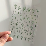 Ретро черная наклейка для маникюра, клейкий аксессуар для ногтей, популярно в интернете, китайский стиль