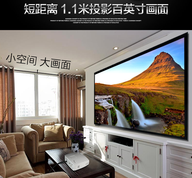 Mã Optoma EH415ST văn phòng máy chiếu tiêu cự ngắn phòng hội thảo 200 inch giảng dạy HD 1080p máy gia đình - Máy chiếu