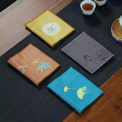 Kung Fu tea towel tea mat tea cloth absorbent thick tea towel tea table cloth special rag tea accessories Zen