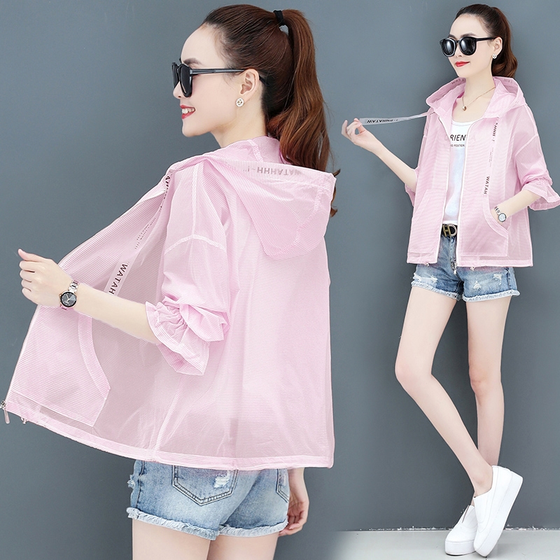 ngắn 2020 mùa hè mới thở cardigan uv siêu mỏng áo khoác mỏng kem chống nắng kem chống nắng của phụ nữ phụ nữ