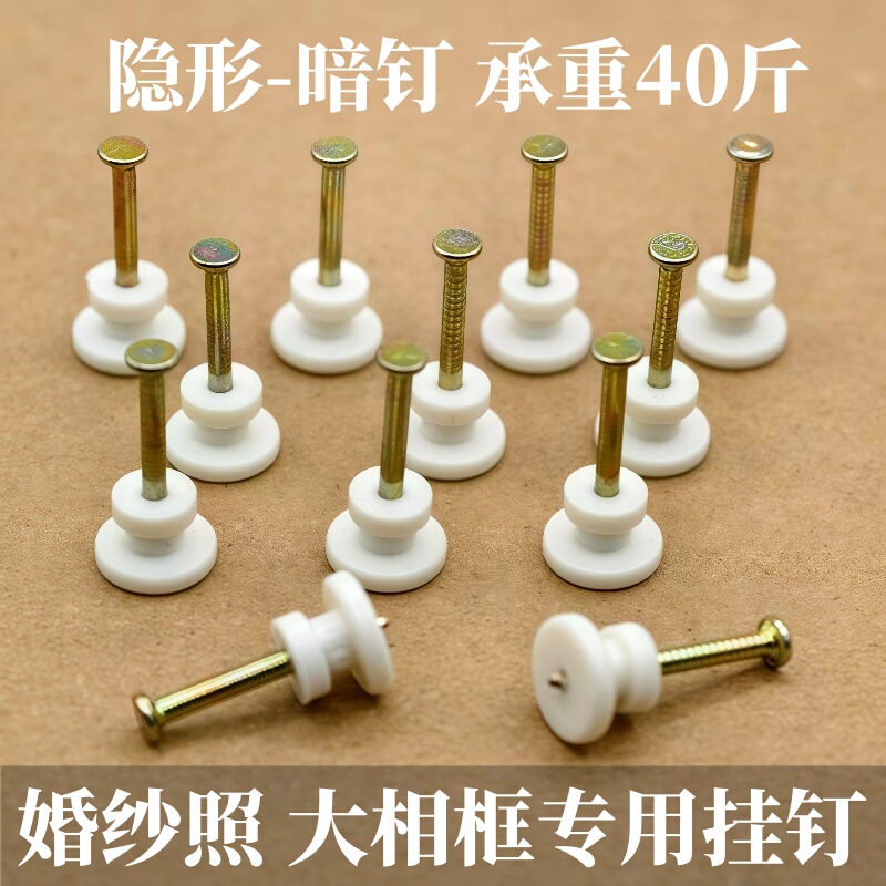 No-Trace Nails, No-Drill Hooks for Hanging Pictures, Special Hanging Nails for Wedding Photos, Picture Frame Wall Hanging, No-Trace Nails for Photo Wall