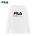 FILA Fila nữ dài T2018 mùa thu mới thể thao giản dị thư tròn cổ ấm áp áo thun dài tay nữ - Áo phông thể thao áo tanktop nam khoét nách sâu Áo phông thể thao