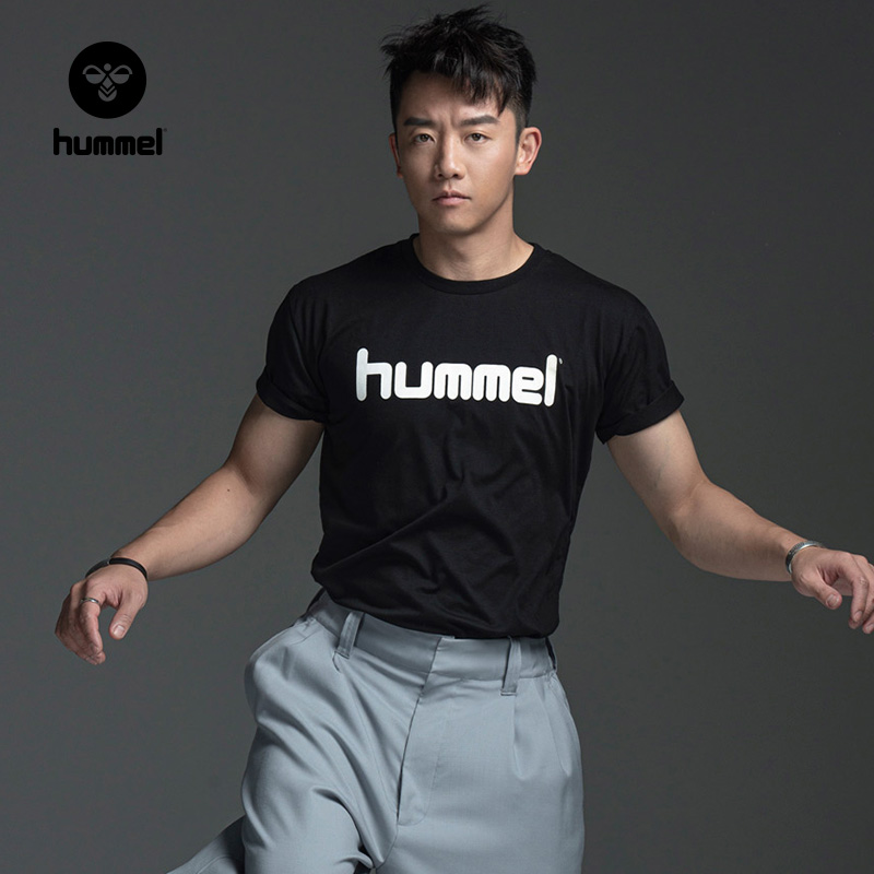 郑凯同款 丹麦 hummel大黄蜂 运动休闲T恤 图1