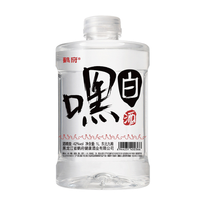【鹤府】国产粮食嘿白酒42度1L