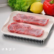 Japan imported thawing plate Household rapid thawing aluminum alloy frozen plate Cutting board Steak seafood rapid thawing