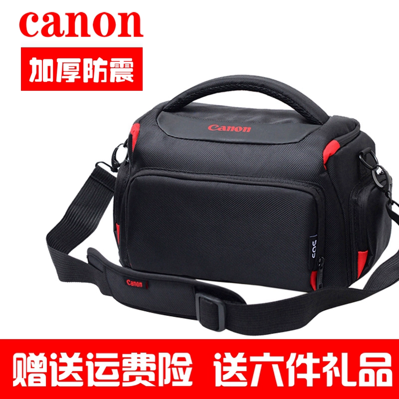 Túi đựng máy ảnh Canon vai đơn không thấm nước chụp ảnh cầm tay micro đơn 700D80D200DM6800D750D5D4 - Phụ kiện máy ảnh kỹ thuật số