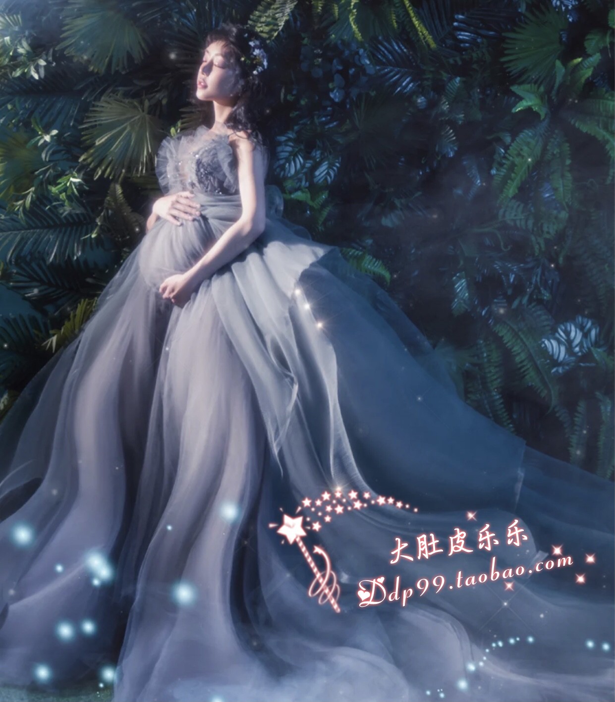 970 Fairy Pregnant Woman Photos Photography of Authentic Clothing Rental Photos for Atmospheric Luxurious Pregnancy Photos of Big belly Mummy Mummy