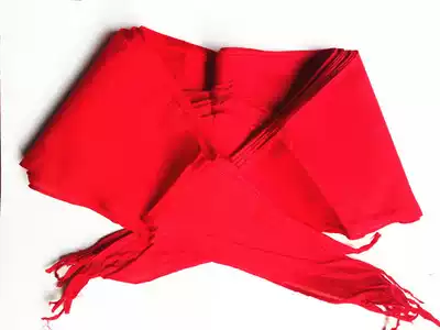 Primary School red scarf young pioneers red cotton cloth universal red scarf Primary School students school supplies wholesale