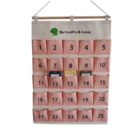 Розовая сумка для карточек AA с 25 карманами.