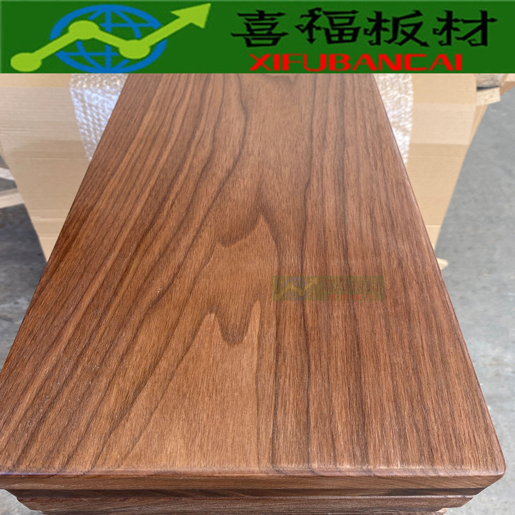 American black walnut wood log desktop wood square partition step board Solid wood countertop desk bay window Custom furniture