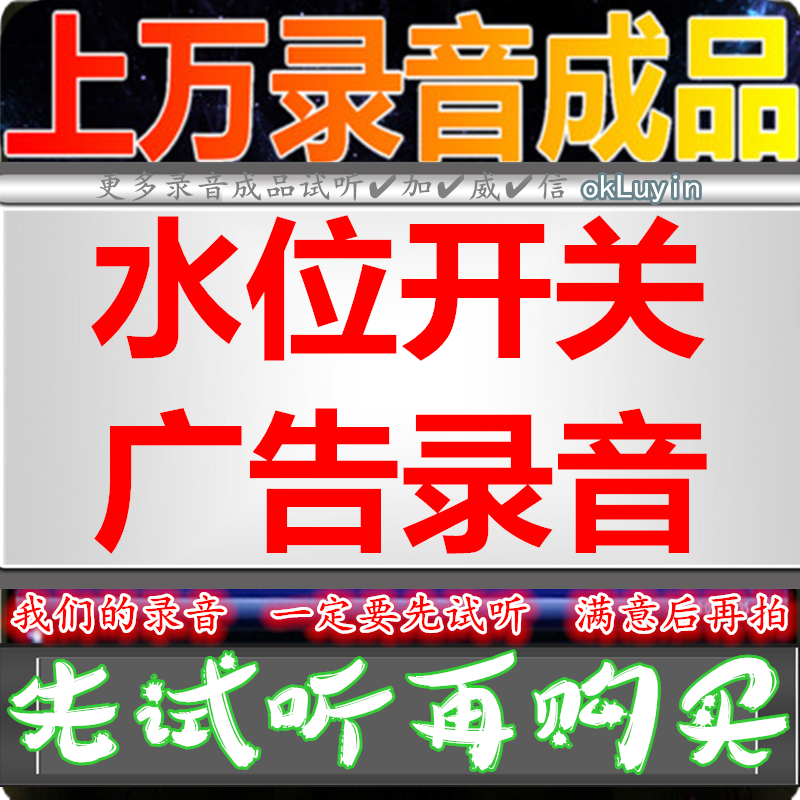 New water level switch advertising sound recording called sale promotion shop energy saving switch ground stall catch-up Smoked board duck treatment