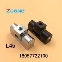 Zhuo guan cabinet lock CL222 bearing hinge L45 Distribution box control cabinet power cabinet hinge F45 black bright light-1