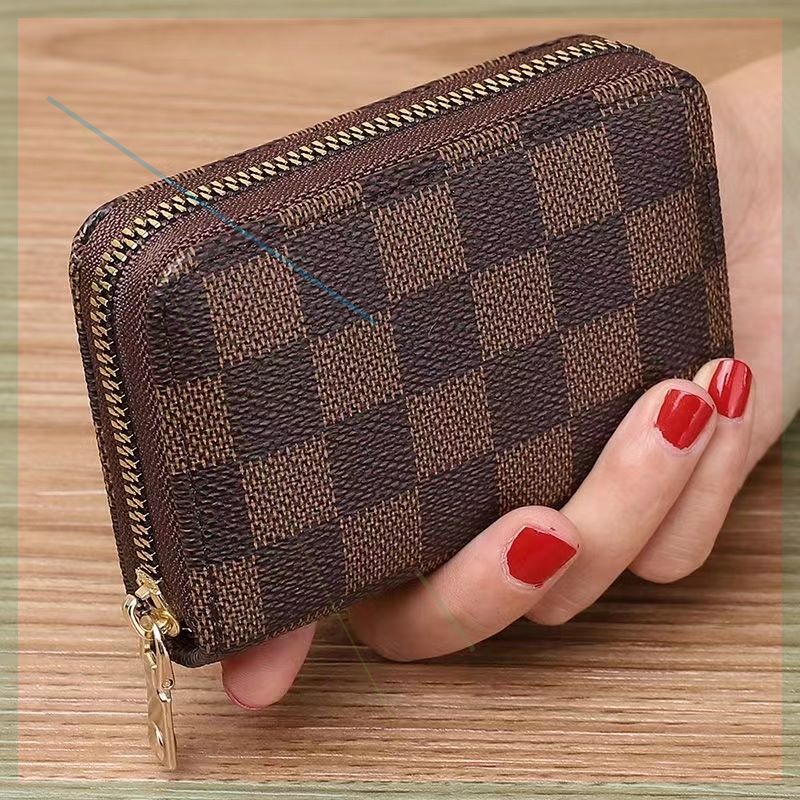 Shake-in-the-same burglar-proof brush female type men's small card bag multi-position zero money bag anti-magnetic multifunction bank card pull-Taobao