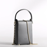 Портсигар, сумка через плечо, цепь, коробка, из натуральной кожи