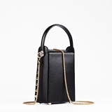 Портсигар, сумка через плечо, цепь, коробка, из натуральной кожи