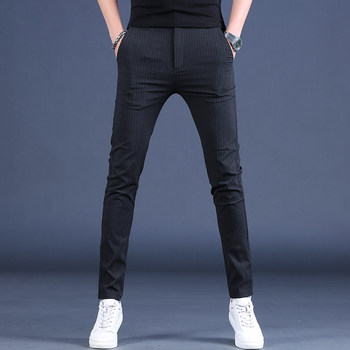 Men's trousers, high-end casual trousers, men's ice silk trousers, business stretch trousers, men's new suit trousers