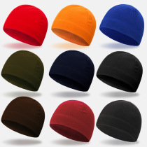 Mens hat female hat sports hat outdoor fleece hat thick autumn and winter windproof hat cold and warm mountaineering riding hat