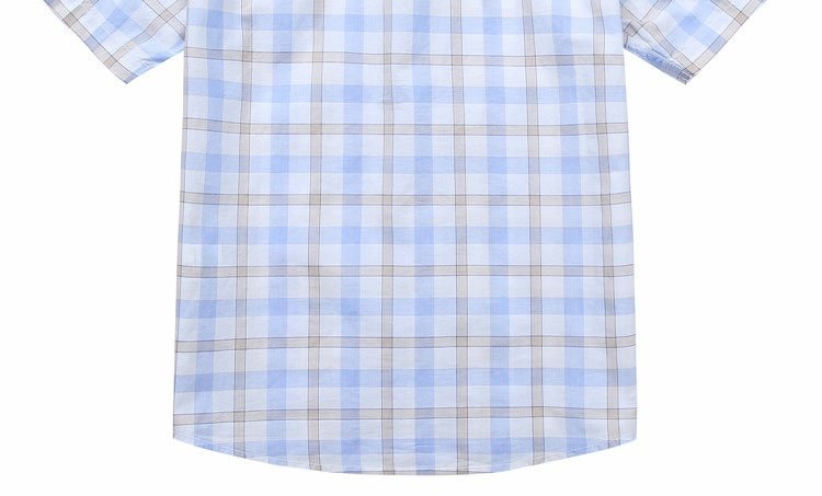 Balla Balla Boys Summer 2019 Mới Cotton Áo sơ mi ngắn tay Big Boy Kẻ sọc Ve áo mỏng - Áo sơ mi áo bé trai