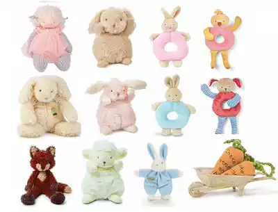 Export tail single Sea bay rabbit series Bunny rabbit comforting towel doll Infant rattling toy doll