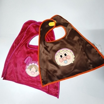 Foreign trade Superman series waterproof small bib childrens saliva towel childrens super cool bib 1-6 year old cloak