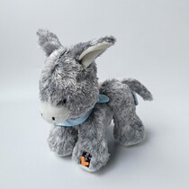 French little donkey baby appease companion doll small donkey bed plush doll children gift