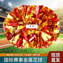 Cheerleading flower ball cheerleading flower ball cheerleading hand flower performance colorful ball hand shaking flower dance performance holding flower