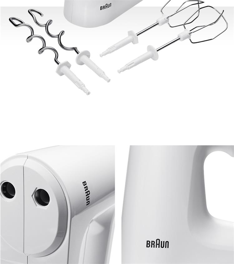 đánh trứng cầm tay Máy đánh trứng Braun HM3000 điện gia dụng tự động nướng bánh mini đánh kem trộn bột trộn máy trộn bột điện máy xanh