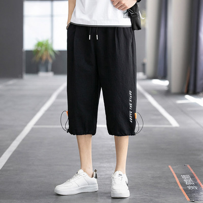 夏季男薄款七分裤休闲运动