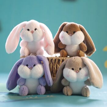 ສະເຫຼີມສະຫຼອງອິນເຕີເນັດ fat-faced rabbit pendant plush toy ງາມ bunny doll doll pendant ຖົງເດັກນ້ອຍ keychain