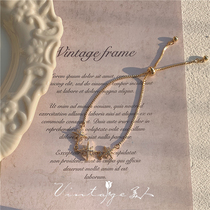 Christmas Snowflake Hexagon Star Mingle Snowflake Advanced Sense Retro Elegant Exquisite Bracelet Adjustable