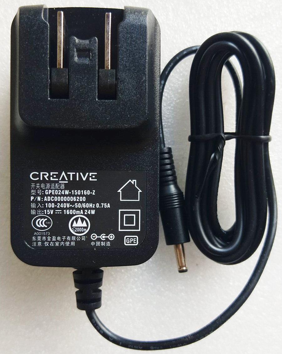 Innovative Bluetooth speaker 15V MFB170 Power Adapter Charger 15 volt power supply 1600mA original factory