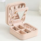 Portable Princess European Korean Jewelry Box Women's Earrings Small Simple Earrings Earrings Rings Hand Jewelry Storage Box