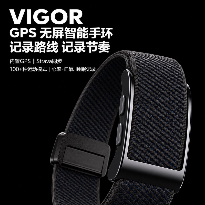 Vigor Smart Bracelet Tracks Exercise and Sleep, Monitors Health, and Is a Gift for Boys and Girlfriends on Chinese Valentine's Day
