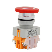 Chint emergency stop button stop button NP4-11ZS 1 mushroom head self-locking