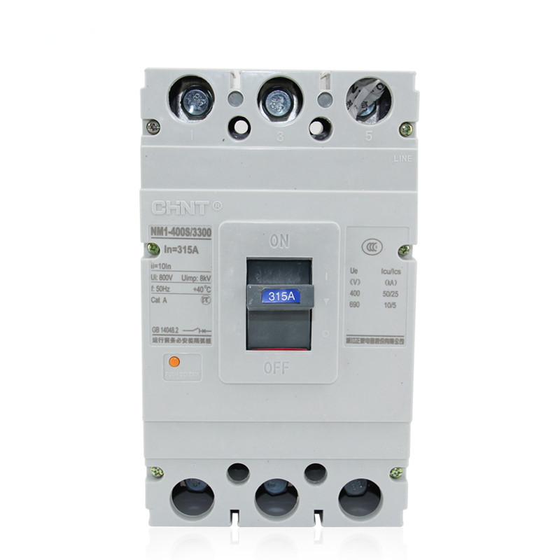 Zhengtai circuit breaker plastic case circuit breaker air switch NM1-400S 3300 315A