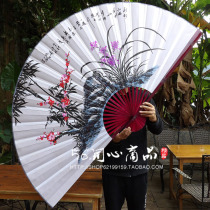 1 62*0 9 m super large hanging fan decoration fan craft fan big folding fan gift fan cloth fan orchid