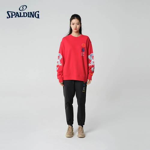 Spalding, хлопковый свитшот подходит для мужчин и женщин, городской стиль