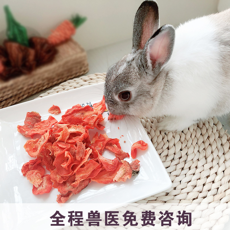 200 gr Carrot dried slice rabbit Dutch pig dragon cat guinea pig training snack-moon-tingling H33