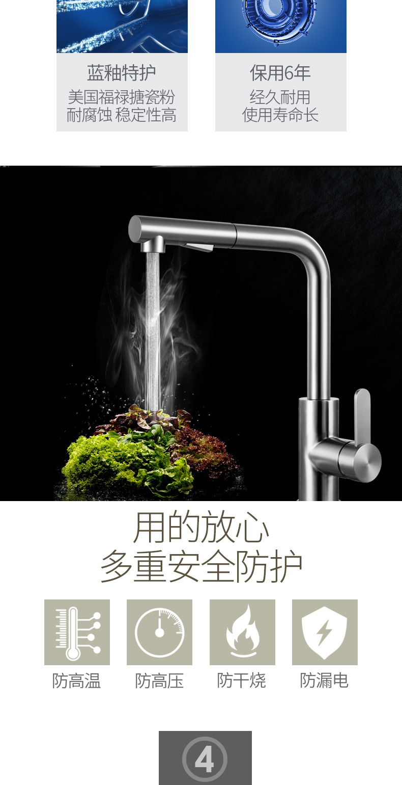bình nóng lạnh ferroli 30l Wanxi / WX6.0-B03 nhà bếp nhỏ lưu trữ kho báu loại nóng tốc độ nóng 6L bếp điện nước nóng trên mặt nước - Máy đun nước bình tắm nóng lạnh