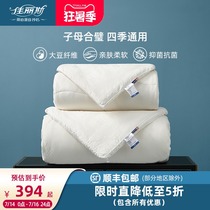 Jialis quilt four seasons universal soybean fiber quilt cotton single double bed quilt thickened warm autumn and winter quilt core