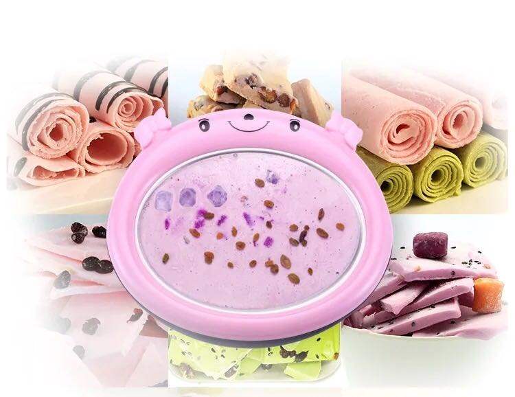 Máy làm sữa chua chiên nhanh mini nhỏ đá bào chiên đá nhỏ Máy chiên đá nhỏ bằng tay nhanh - Sản xuất sữa chua máy làm sữa chua steba jm2