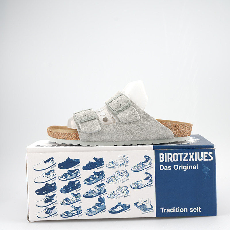 Sage! Genuine Leather Comfortable Cork Birkenstock-Style Flat Shoes, Cow Suede Arizona Open-Toe Birkenstock Shoes Sage! Genuine Leather Comfortable Cork Birkenstock-Style Flat Shoes, Cow Suede Arizona Open-Toe Birkenstock Shoes