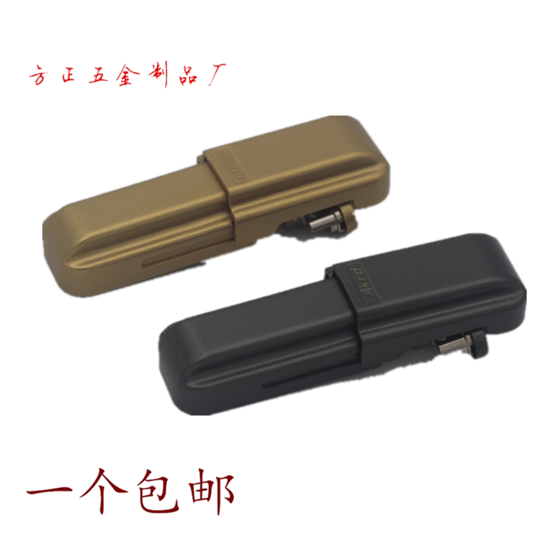 Willy-style Overall Cabinet Invisible Drilling-free hinge Pole narrow roadster cushion damping mute thin aluminum frame Hide wardrobe door hinge