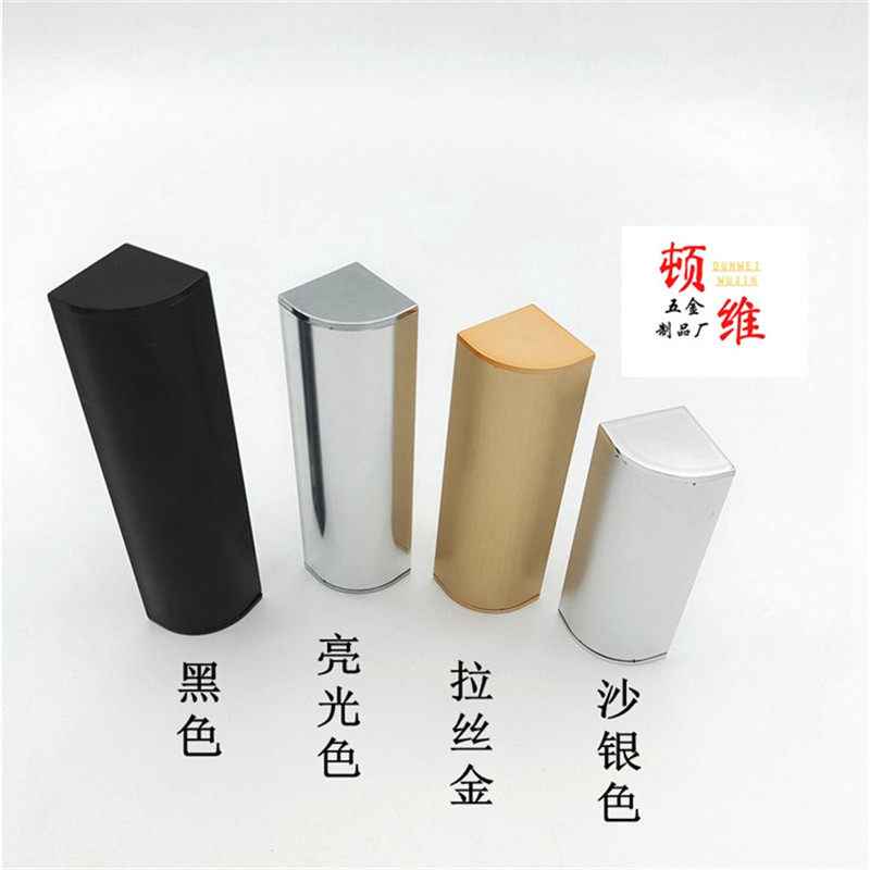 25 plate movable hole sand silver bed foot accessories thickened aluminum alloy bed corner guard bed bag round R corner bed corner code connector