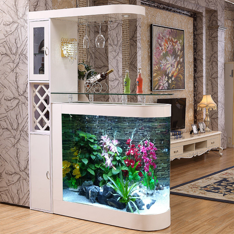 Image showcasing Fish tank Aquarium Bullet living room household screen Large and medium ...