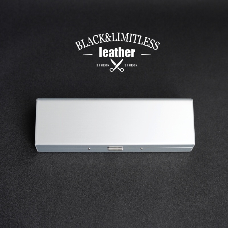 Metal Aluminum Alloy, Simple and High-End, Compact, Portable, Pressure-Resistant, Anti-Fall, Myopia Glasses Case, Stationery Box, Pen Storage Box