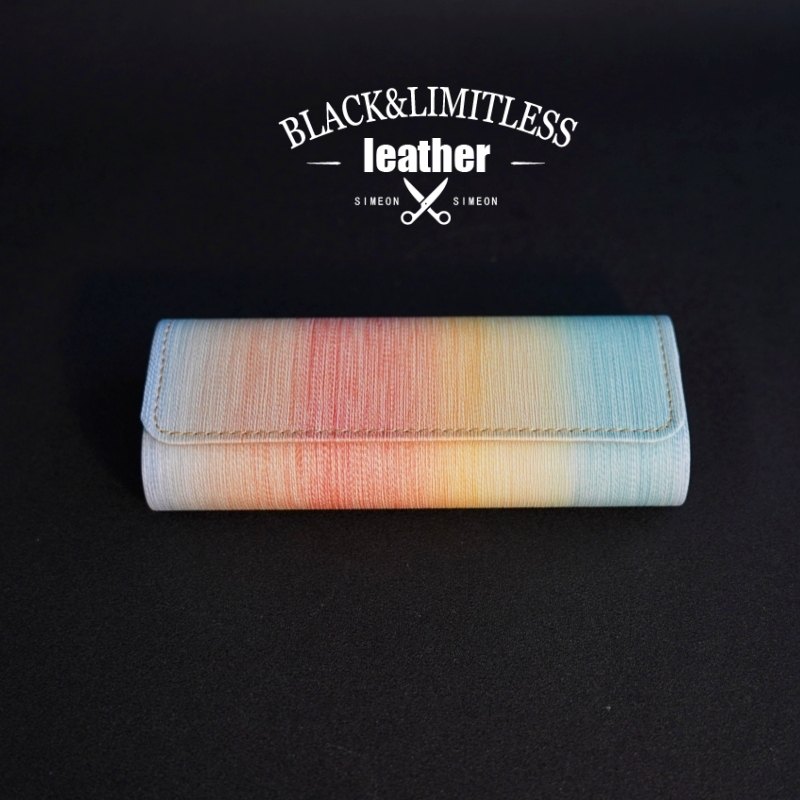 Rainbow Gradient Glasses Case, Pressure-Resistant Sunglasses Case, Portable High-End Sunglasses Case for Boys and Girls