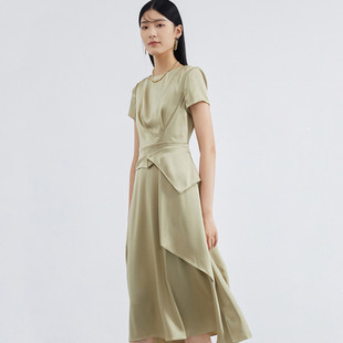 奈蔻/专柜女装2022夏季新款时尚气质高端洋气显瘦连衣裙XF03176E4
