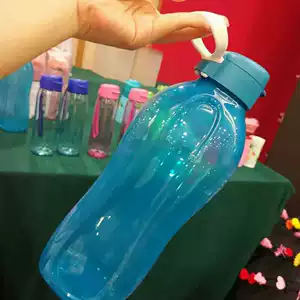 2 Бесплатная доставка/настоящая посуда Tupperware/эко-бутылка большой емкости 2 л/спортивная бутылка для воды 1 л/1,2 л/тонкая бутылка 2 л